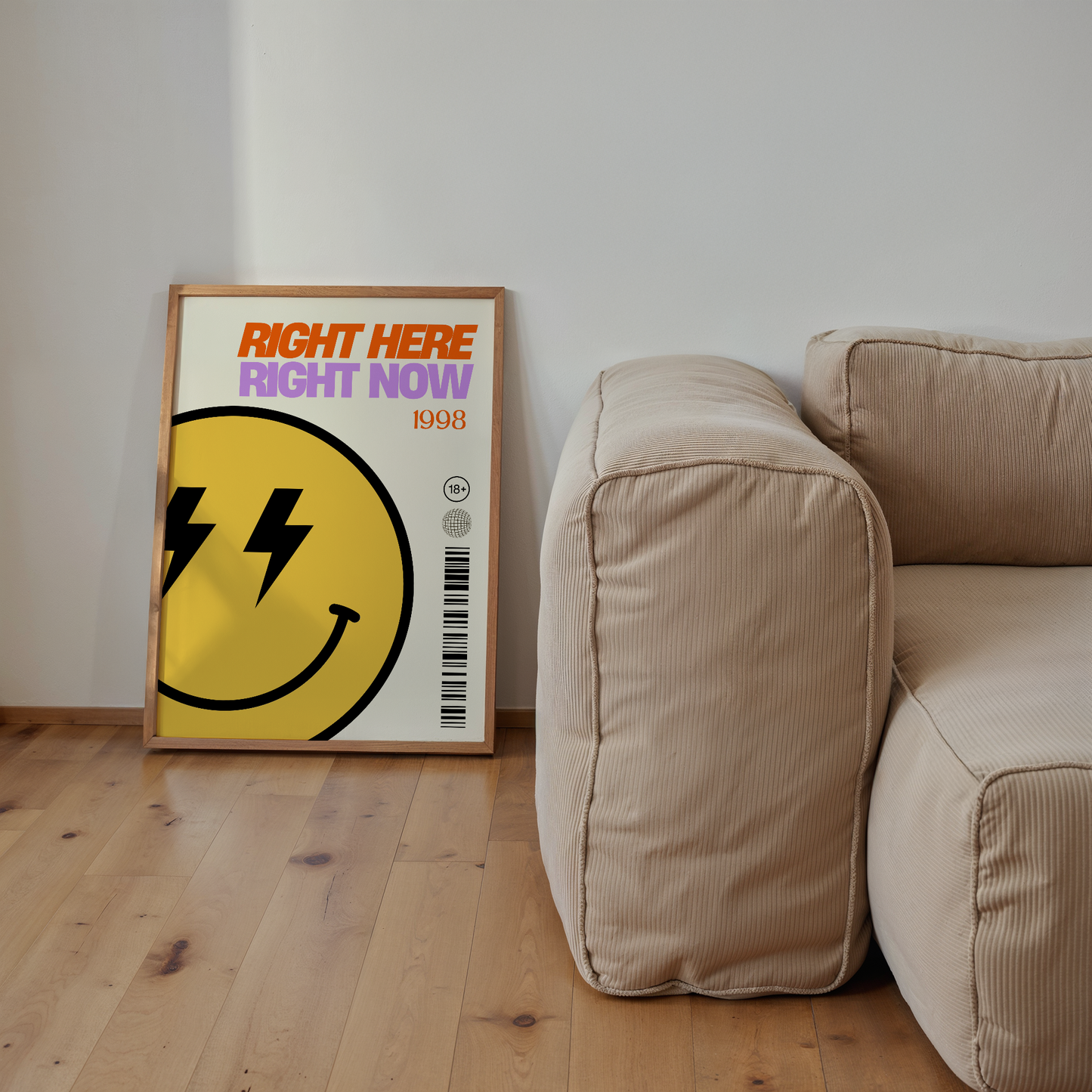 Right Here Right Now Fat Boy Slim Inspired Print