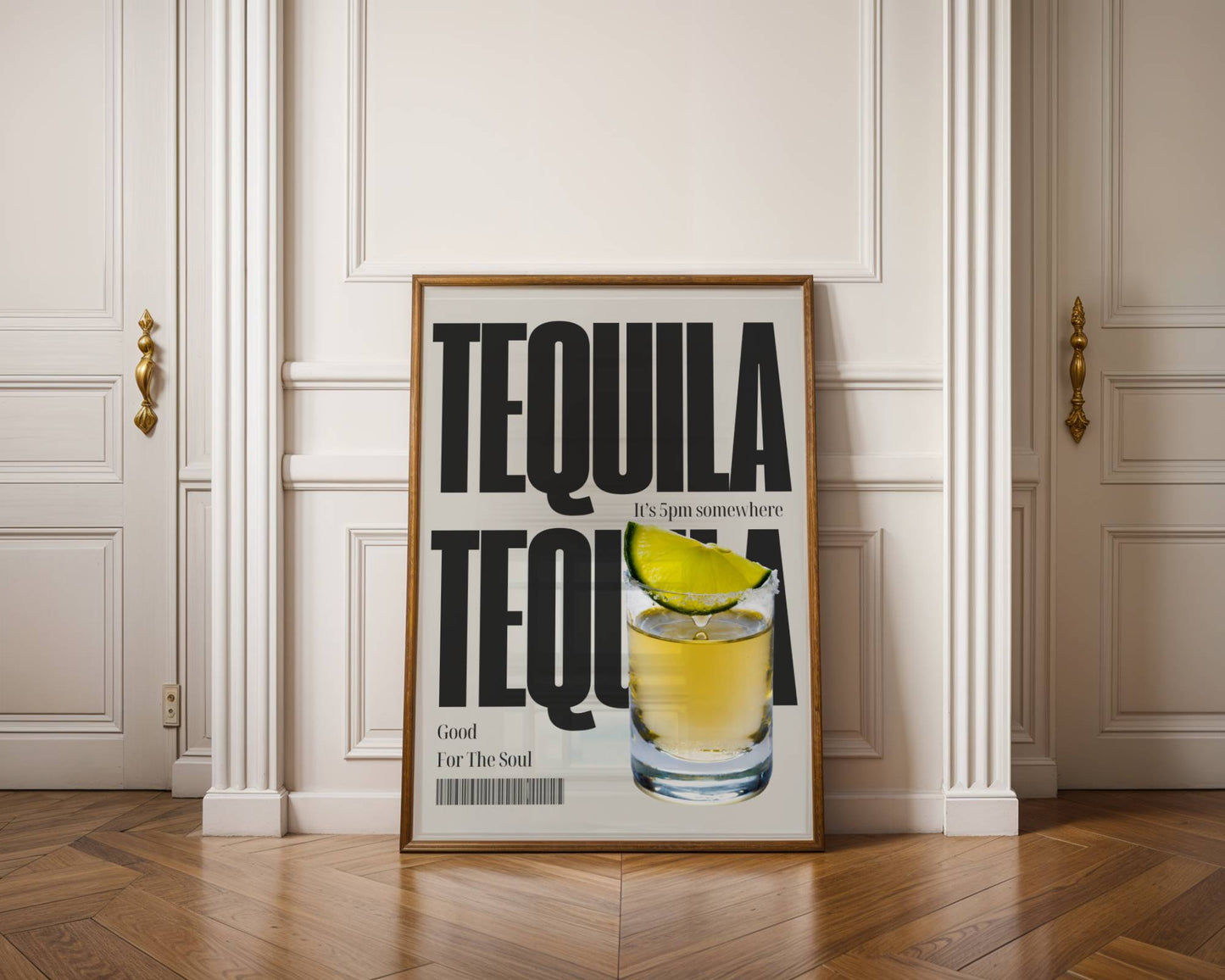 Tequila Tequila Home Print ❤️🔥 Bar Cart Designs