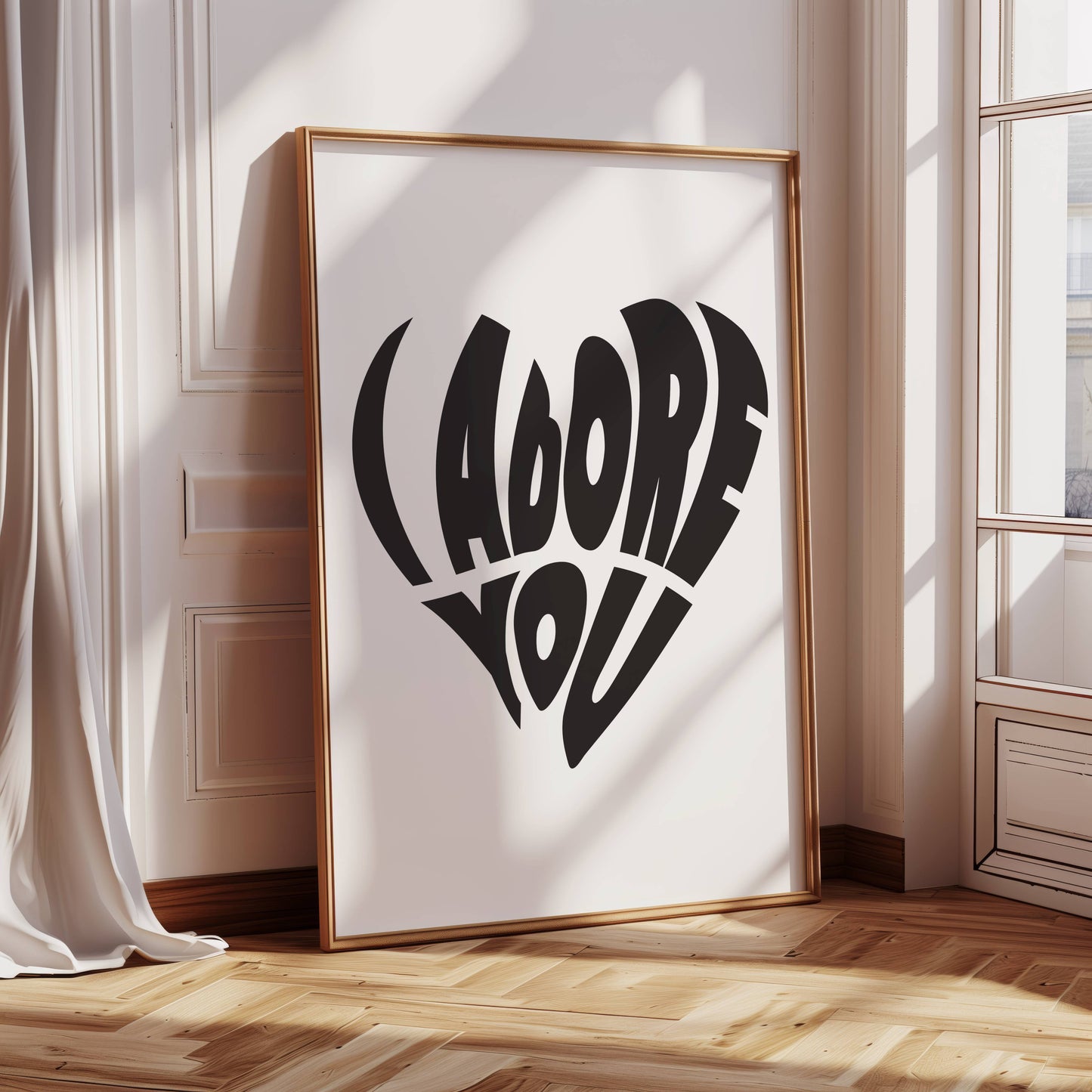 I adore you ❤️‍🔥 Black & White Print ❤️‍🔥 Inspired by Fred Again & Obongjayar
