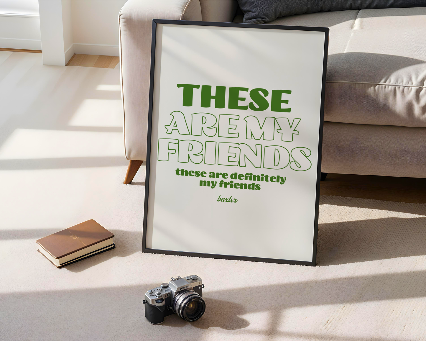 These are my friends - Baxter & Fred again Poster