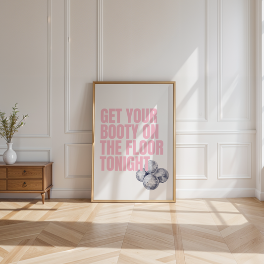 Pump up the Jam Print (Pink) ❤️‍🔥 Ibiza Classics