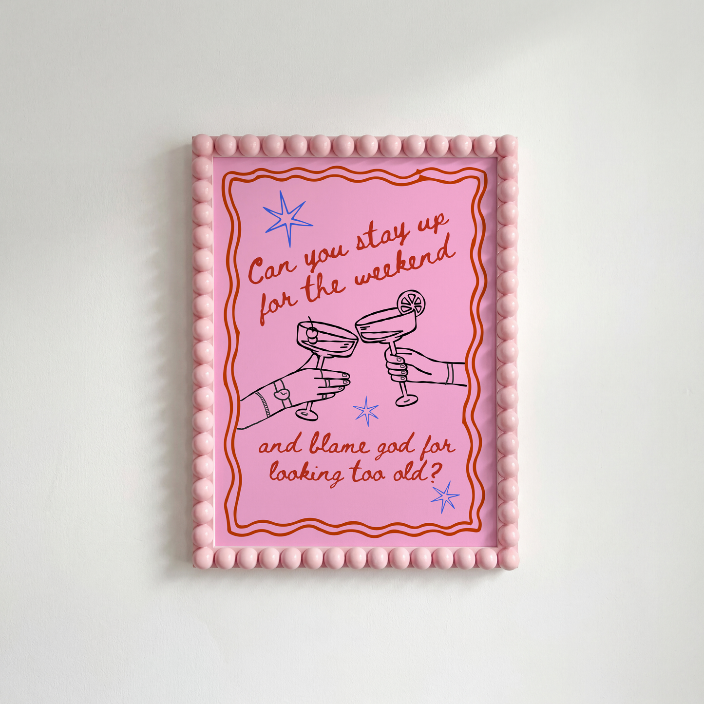 Can You Stay Up For The Weekend Print — Calvin Harris