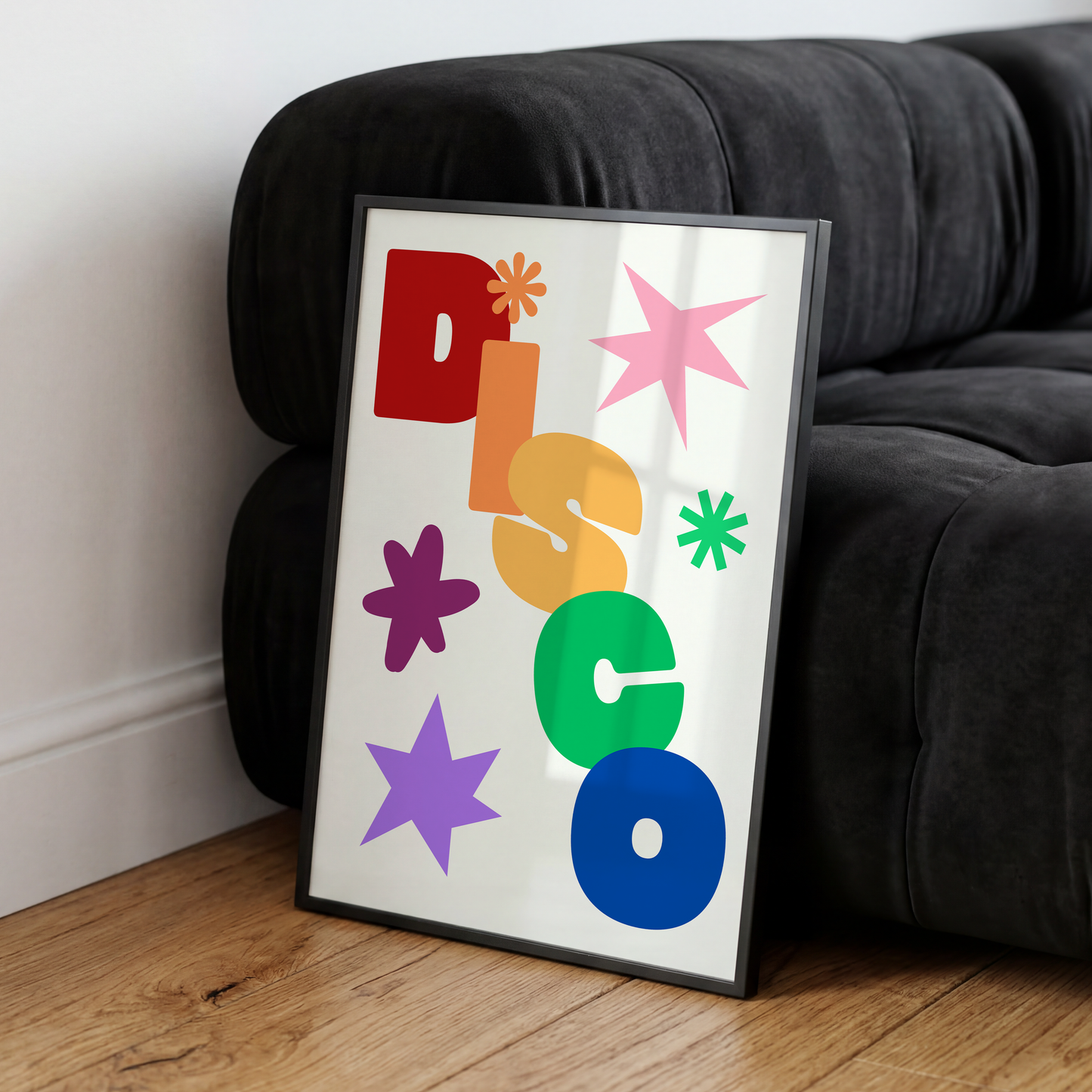 Rainbow Disco Print
