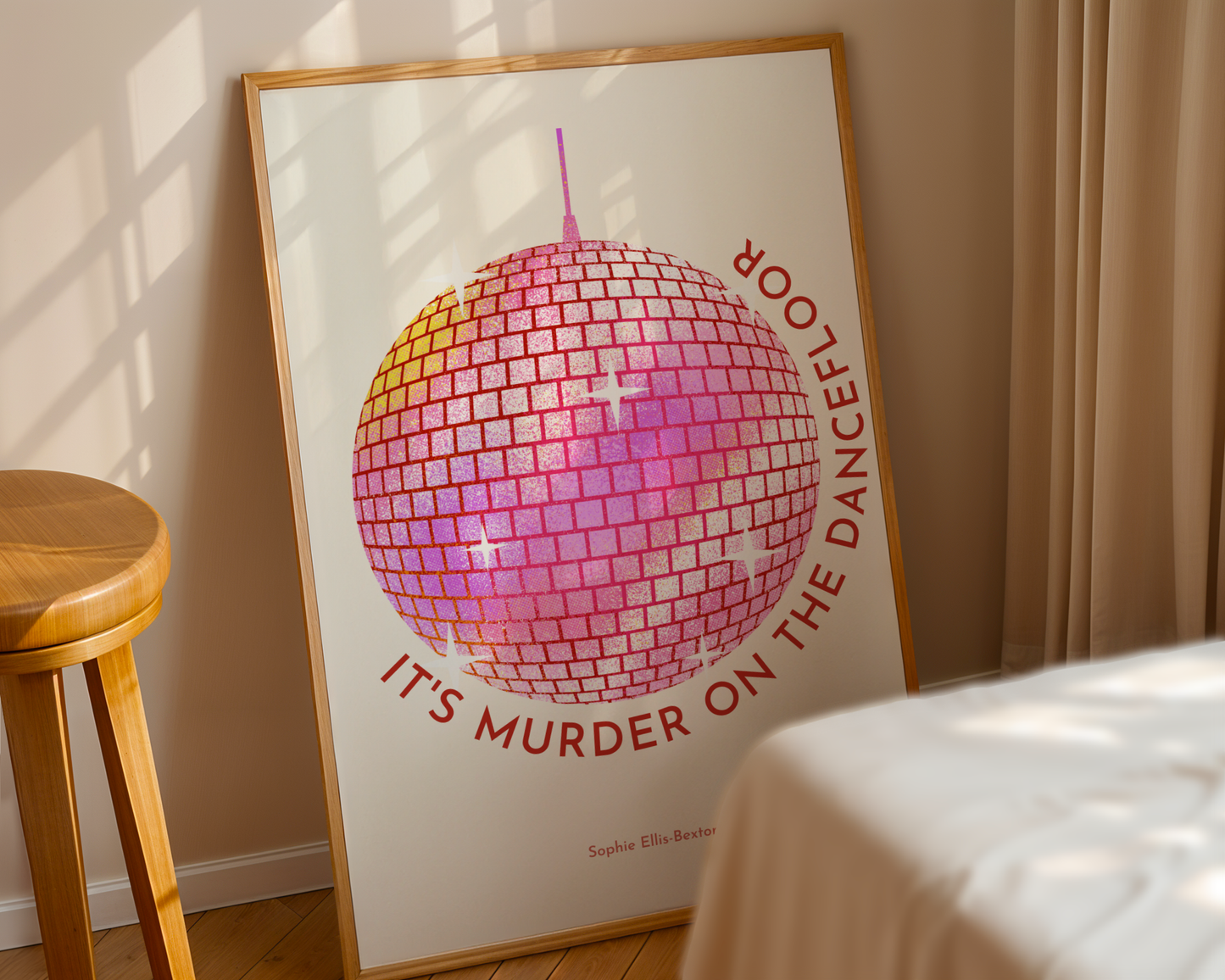 Murder on the Dancefloor Disco Ball Print ❤️‍🔥 Inspired by Sophie Ellis-Bextor