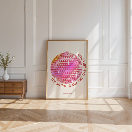 Murder on the Dancefloor Disco Ball Print ❤️‍🔥 Inspired by Sophie Ellis-Bextor