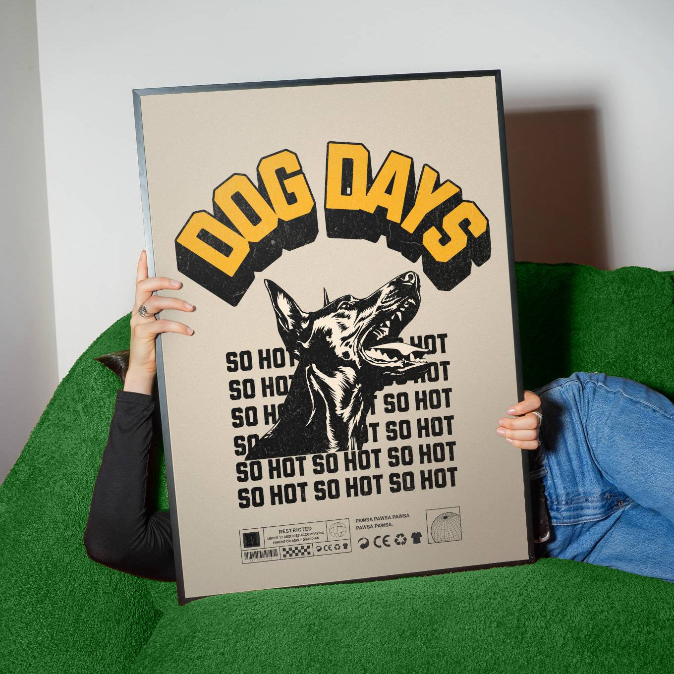 Dog Days - So Hot Pawsa Inspired Print