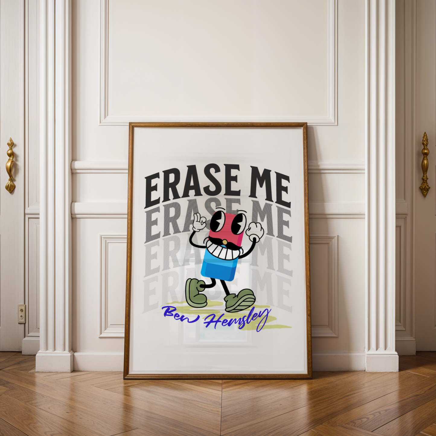 Erase Me Print ❤️‍🔥 Inspired by Ben Hemsley