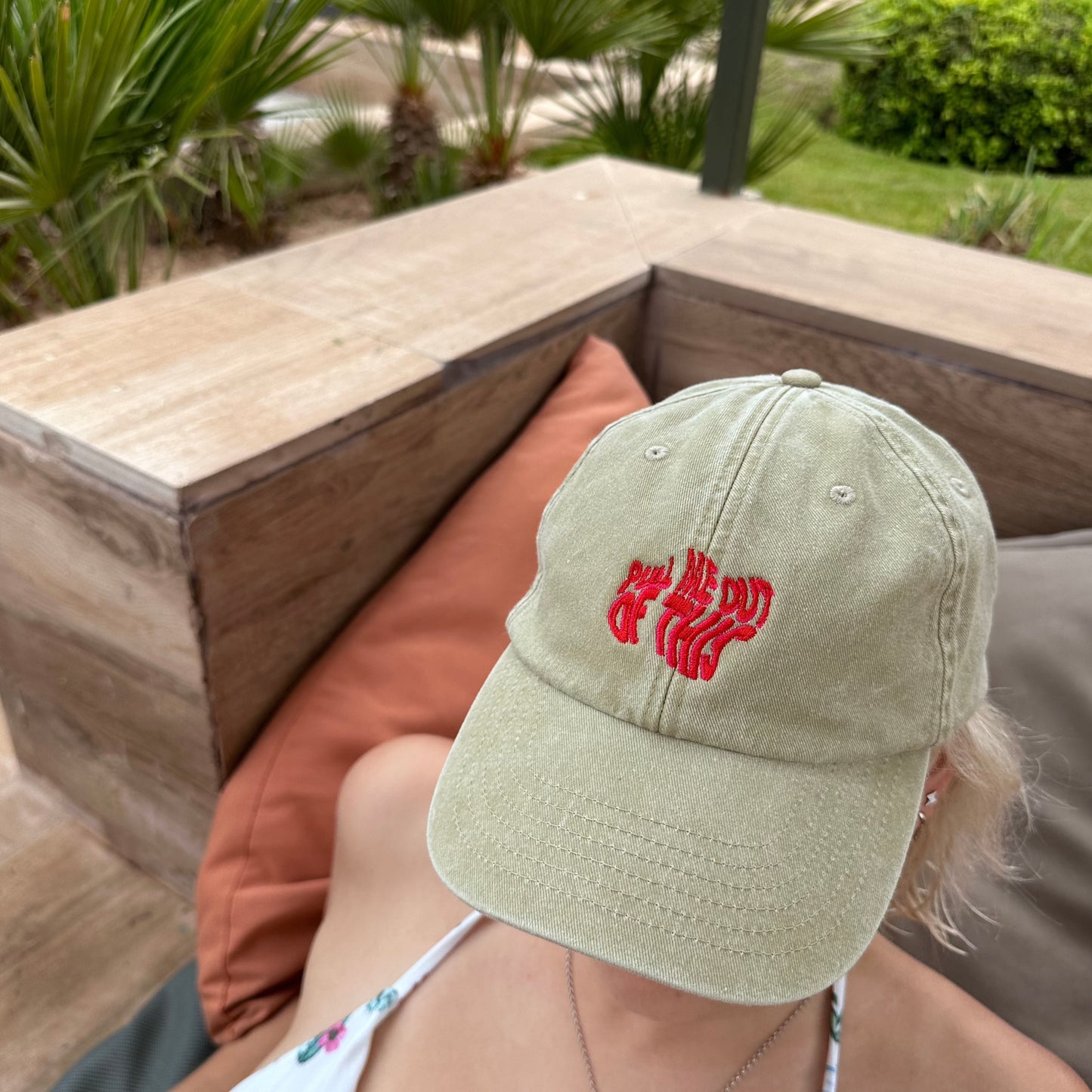 Pull Me Out of This ❤️‍🔥  Cap with Embroidery