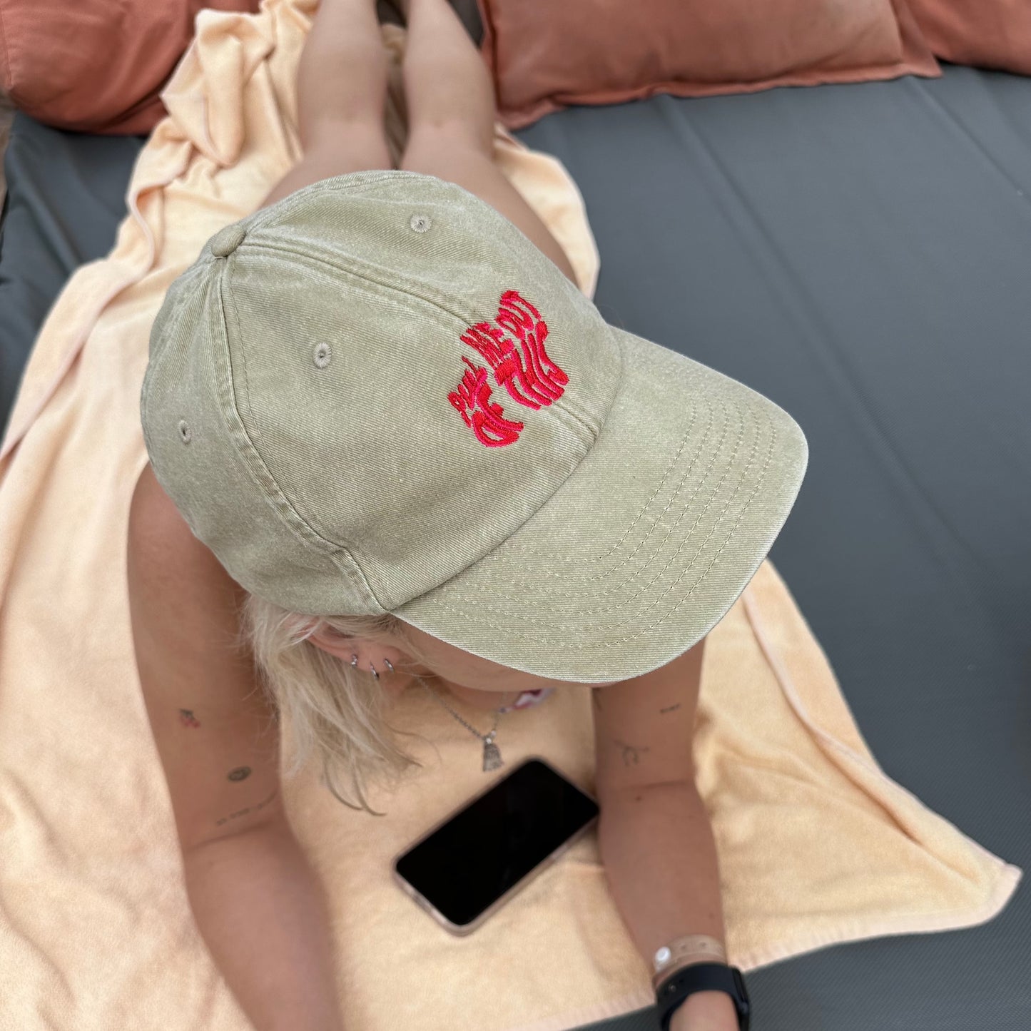 Pull Me Out of This ❤️‍🔥  Cap with Embroidery