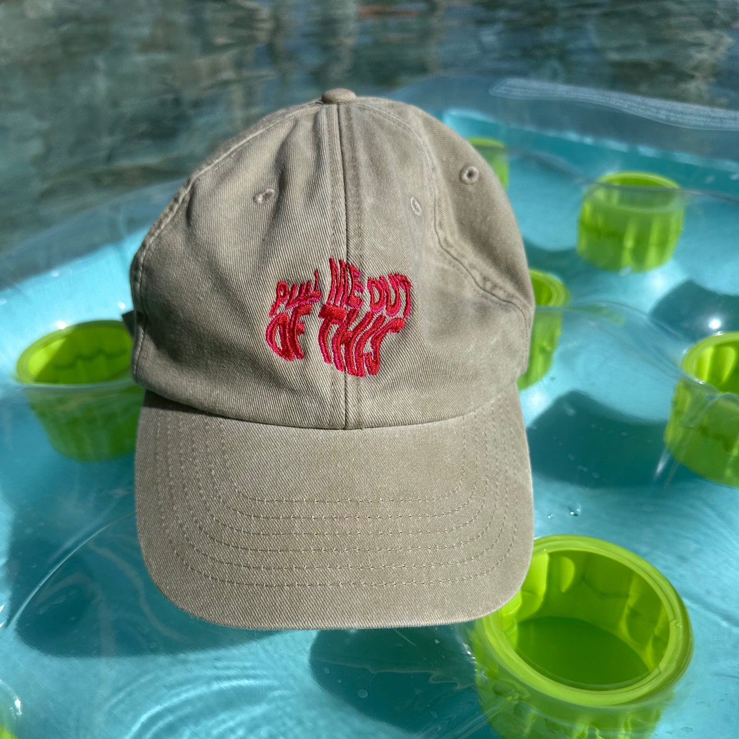 Pull Me Out of This ❤️‍🔥  Cap with Embroidery