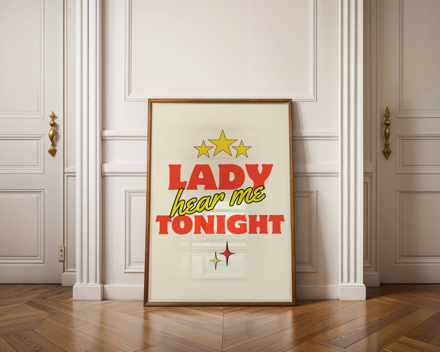 Lady Hear Me Tonight Print ❤️‍🔥 Ibiza Classics