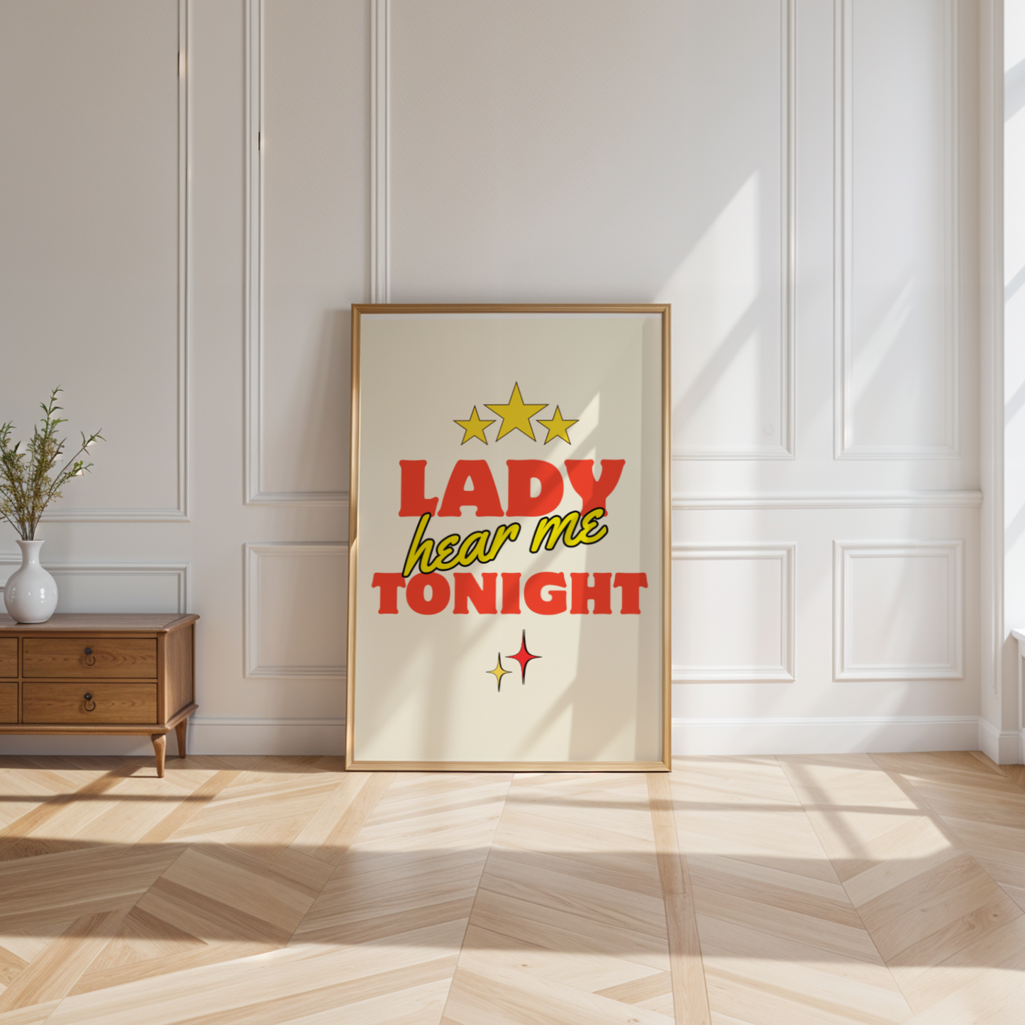 Lady Hear Me Tonight Print ❤️‍🔥 Ibiza Classics