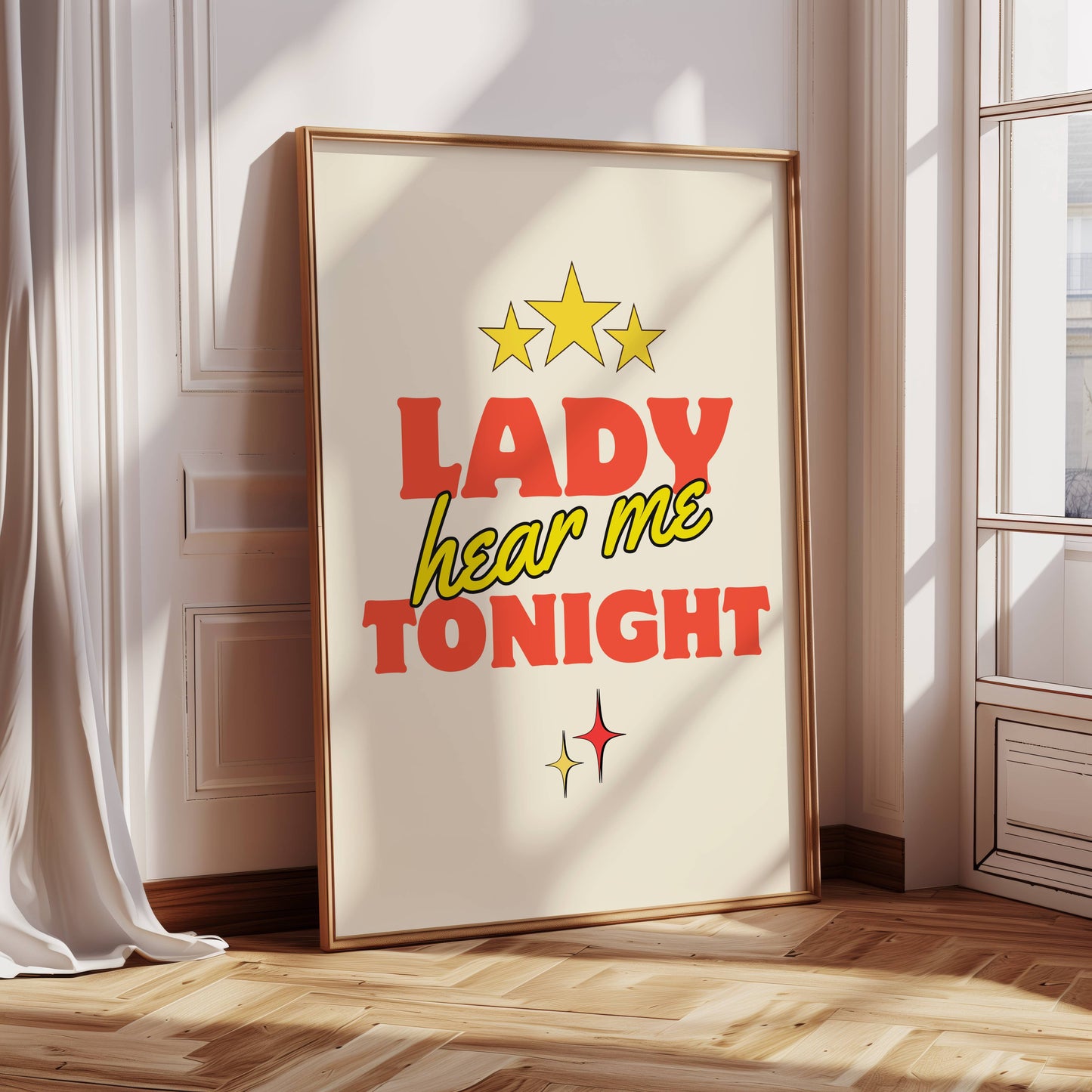 Lady Hear Me Tonight Print ❤️‍🔥 Ibiza Classics