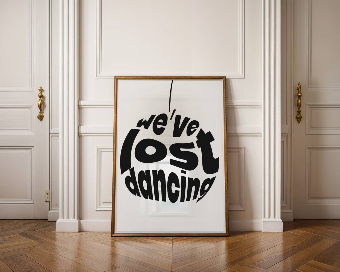 We've Lost Dancing Disco Ball Typography ❤️‍🔥 Inspired by Fred Again Blessed Madonna
