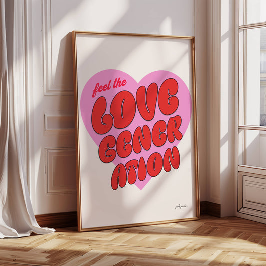 Love Generation Poster ❤️‍🔥 inpsired by Bob Sinclair