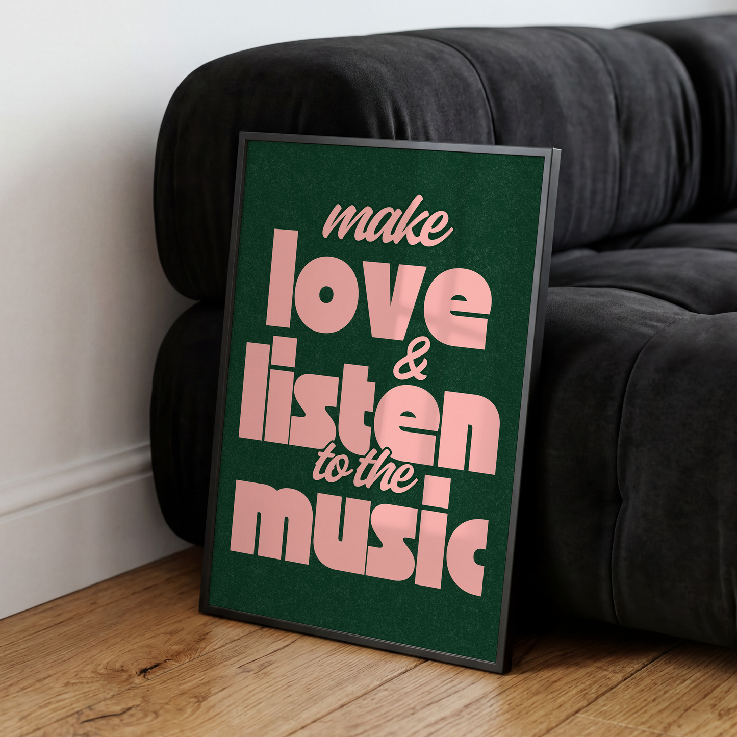 Make Love & Listen to the Music Print - Room 5