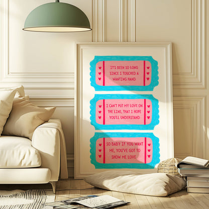 Show Me Love Print — Robin S