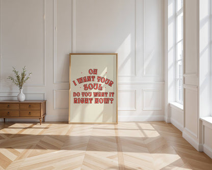 Oh I Want Your Soul Print — Armand Van Helden