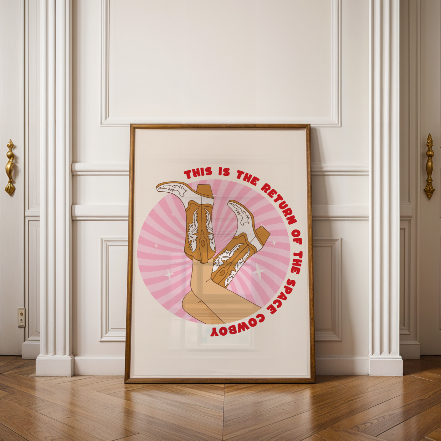 Return of the Space Cowboy Boot Print