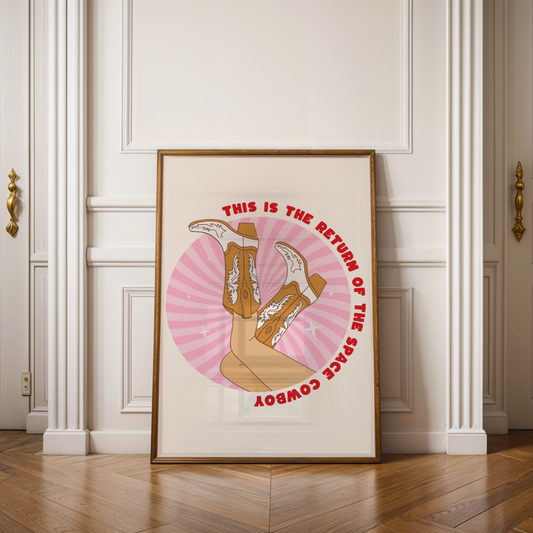 Return of the Space Cowboy Boot Print
