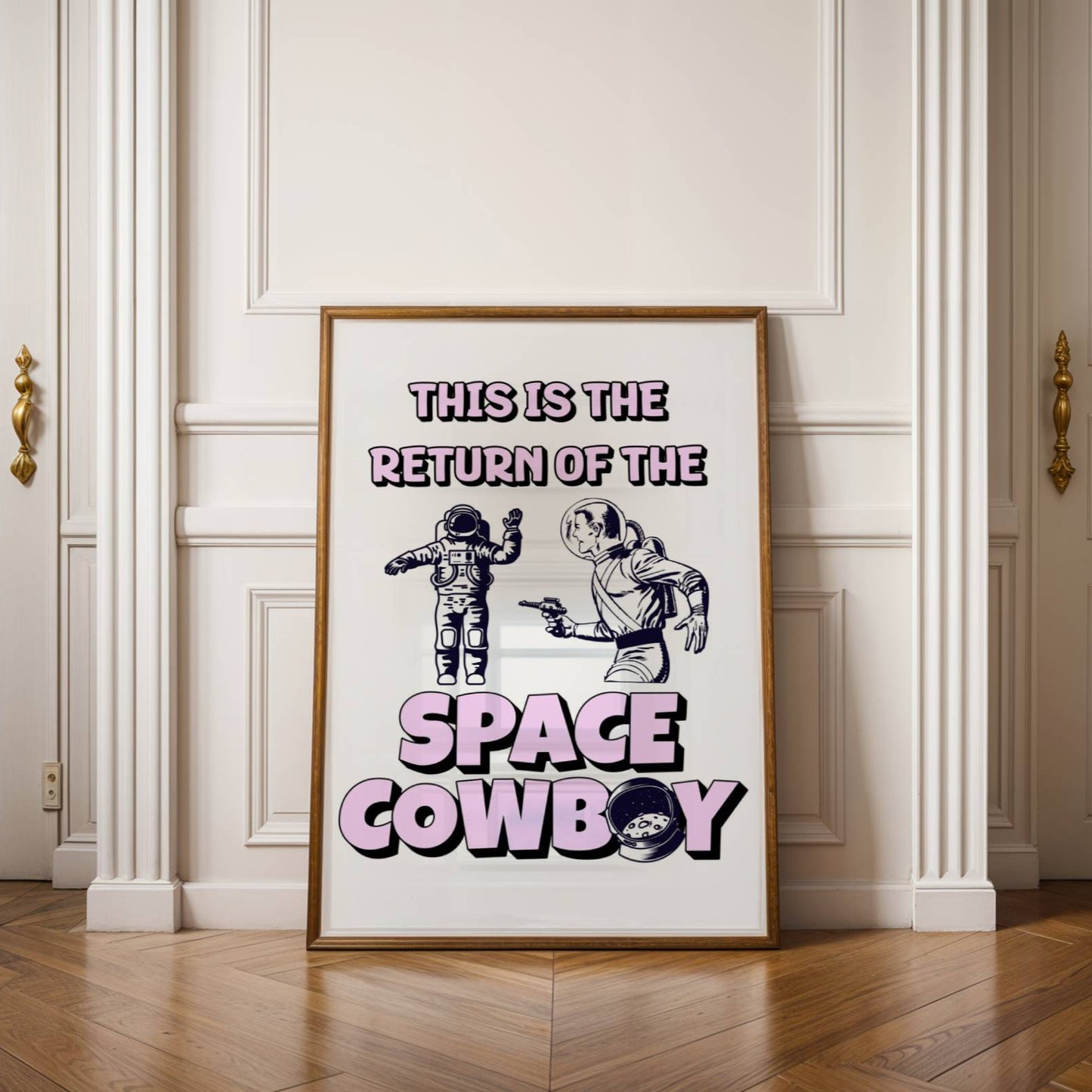Return of the Space Cowboy Print (Baby Pink) ❤️‍🔥 Ibiza Classic