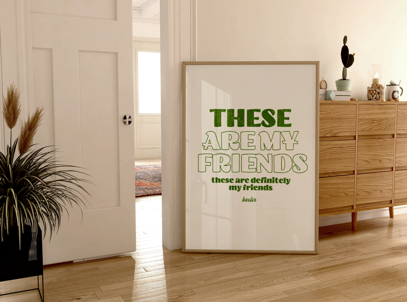 These are my friends - Baxter & Fred again Poster