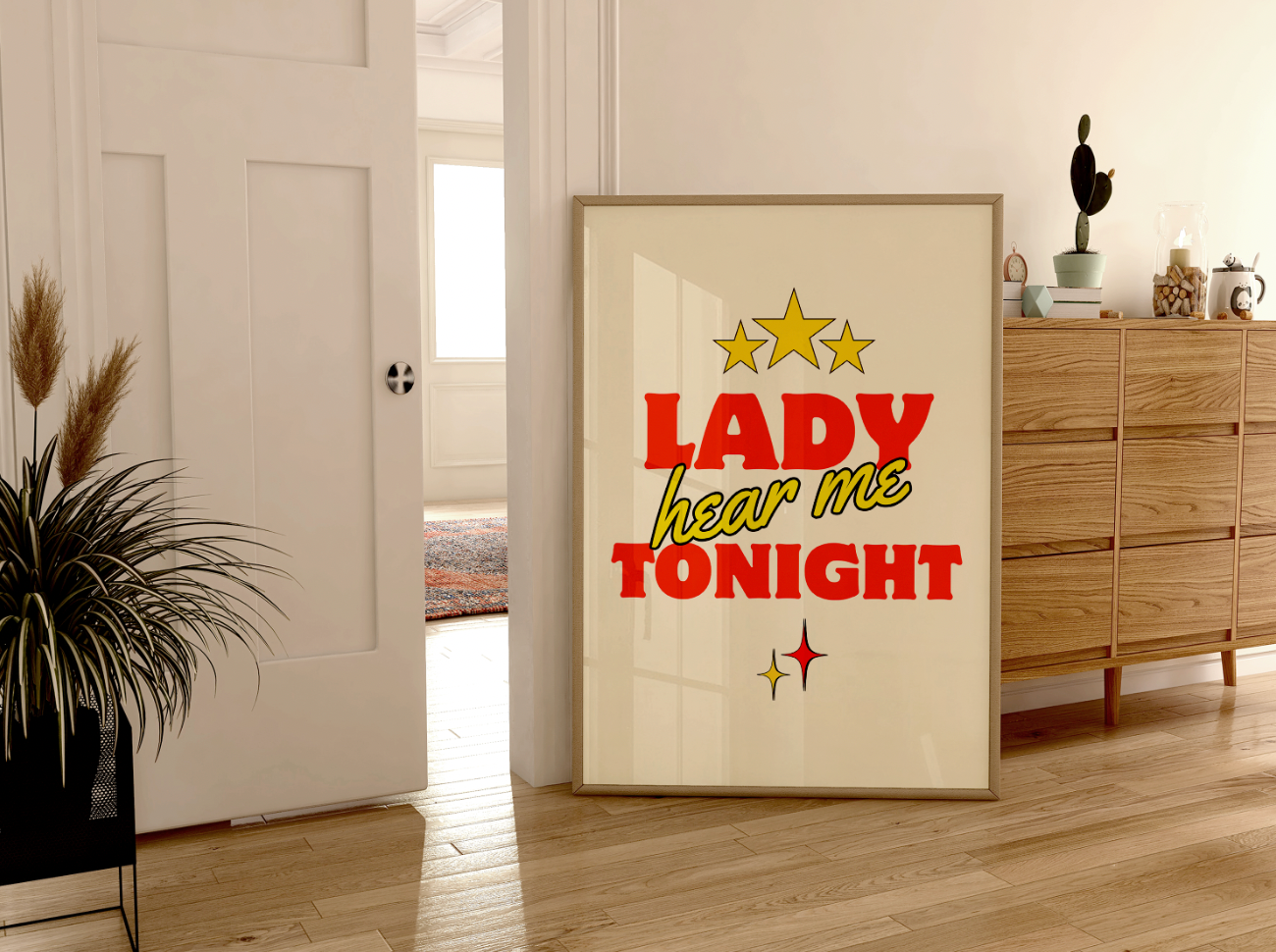 Lady Hear Me Tonight Print ❤️‍🔥 Ibiza Classics