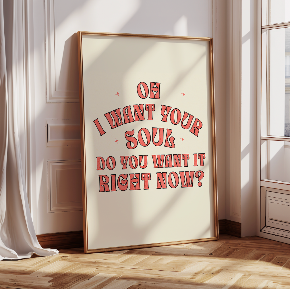 Oh I Want Your Soul Print — Armand Van Helden