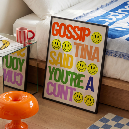Gossip Tina Print — Confidence Man