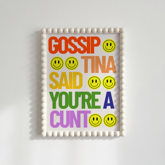 Gossip Tina Print — Confidence Man