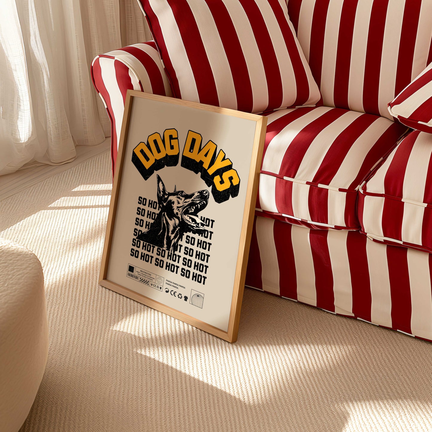 Dog Days - So Hot Pawsa Inspired Print